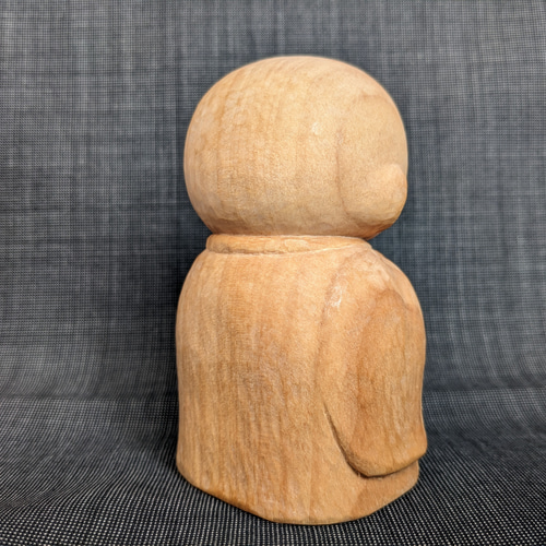 木彫りの小さな六地蔵 木彫りお地蔵様66番 彫刻 樂月 通販 15219434｜Creema(クリーマ)