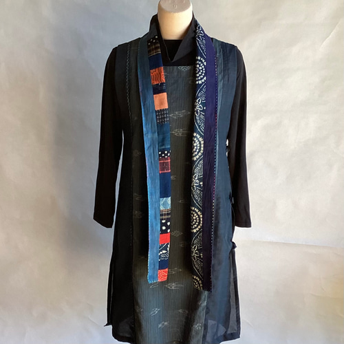 木綿のパッチワークスカーフ(1) マフラー ひだまり 通販 15219520