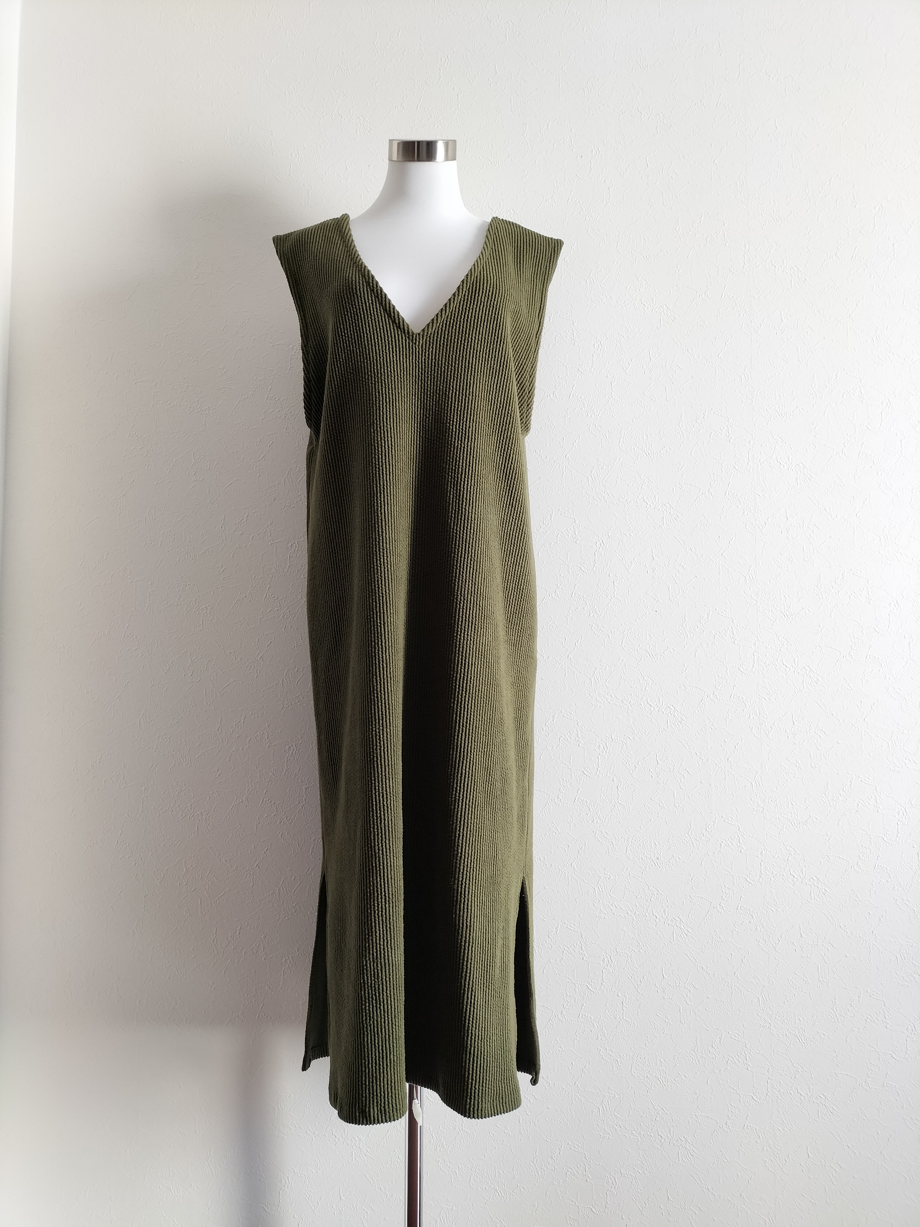 サイズオーダー製作／ニットコーディュロイワンピース