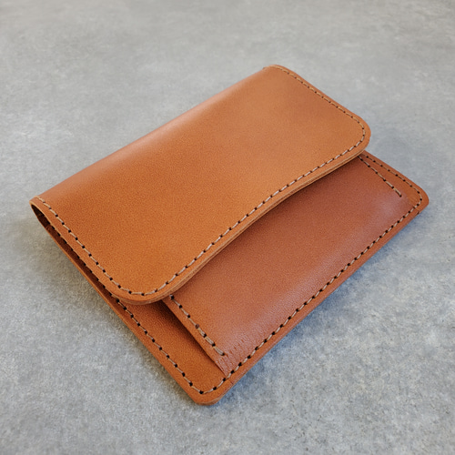 ◇なめらか上品コンパクトウォレット◇ レザー財布 ミニ財布