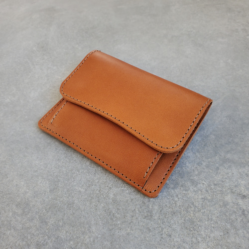 SALE】◇なめらか上品コンパクトウォレット◇ レザー財布 ミニ財布