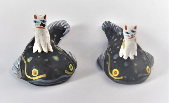 アートドール 作家 ハンドメイド ナマケモノ 猫 樹脂粘土 作 手作り