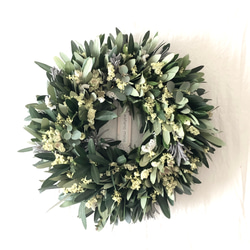 南天の実とヒカゲノカズラ 縁起物 /生花 しめ縄・しめ飾り watano mino