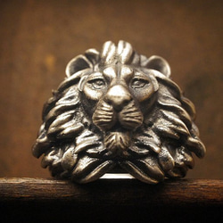 銀 獅子頭戒指(小) 第2張的照片