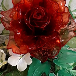 アメリカンフラワーワインレッド薔薇 アメリカンフラワーワインレッド薔薇 薔薇(ワインレッド