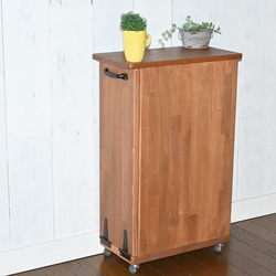 木製　ダストボックス　ゴミ箱　ごみ箱　30㍑ゴミ袋 2枚目の画像