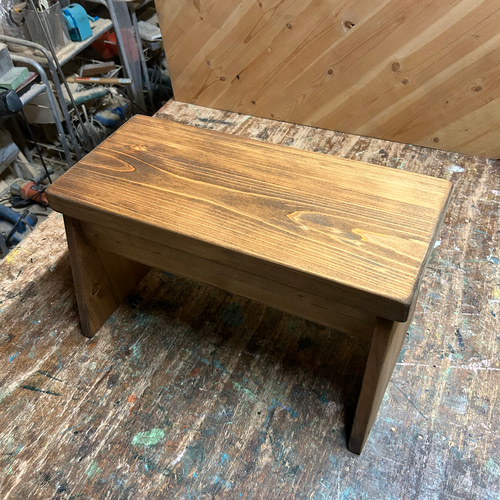 びーだま様ご注文のステップ木製手作り DIY]余っている木材で簡単な踏み台を作ってみた！ちょっとした