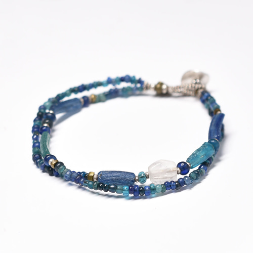 古代　ローマンビーズ　紀元前後 古代の青 ローマンビーズ 紀元前後②