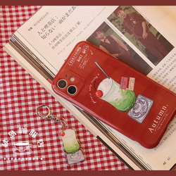 飲み物/カプチーノ/アイスクリーム  iPhoneケース♥スマホケース♥【Creema限定】新作2023 8枚目の画像