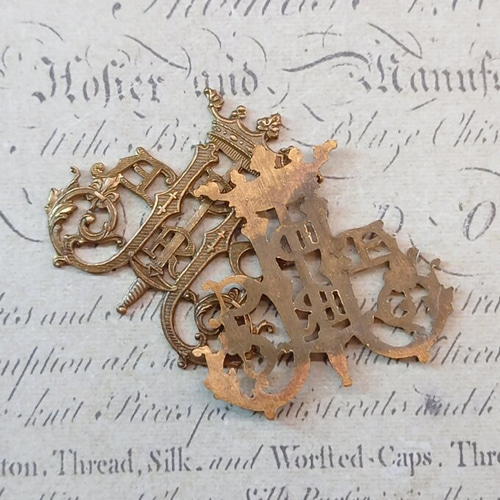 アンティーク フランス ジャンヌダルク ペーパーナイフ 騎士の百合紋 聖女の紋章 アンティーク フランス ジャンヌダルク ペーパーナイフ 騎士の