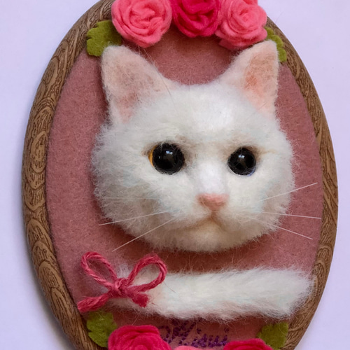 羊毛フェルト　オーダー　猫　顔半立体 Amazon.co.jp: AZ-FRONT 羊毛フェルト DIY キット 手作り猫顔