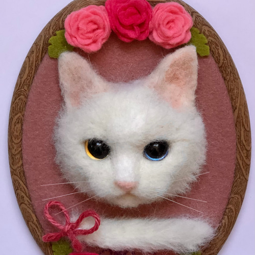 羊毛フェルト ミヌエット 猫ちゃん、オーダー受け付けてます