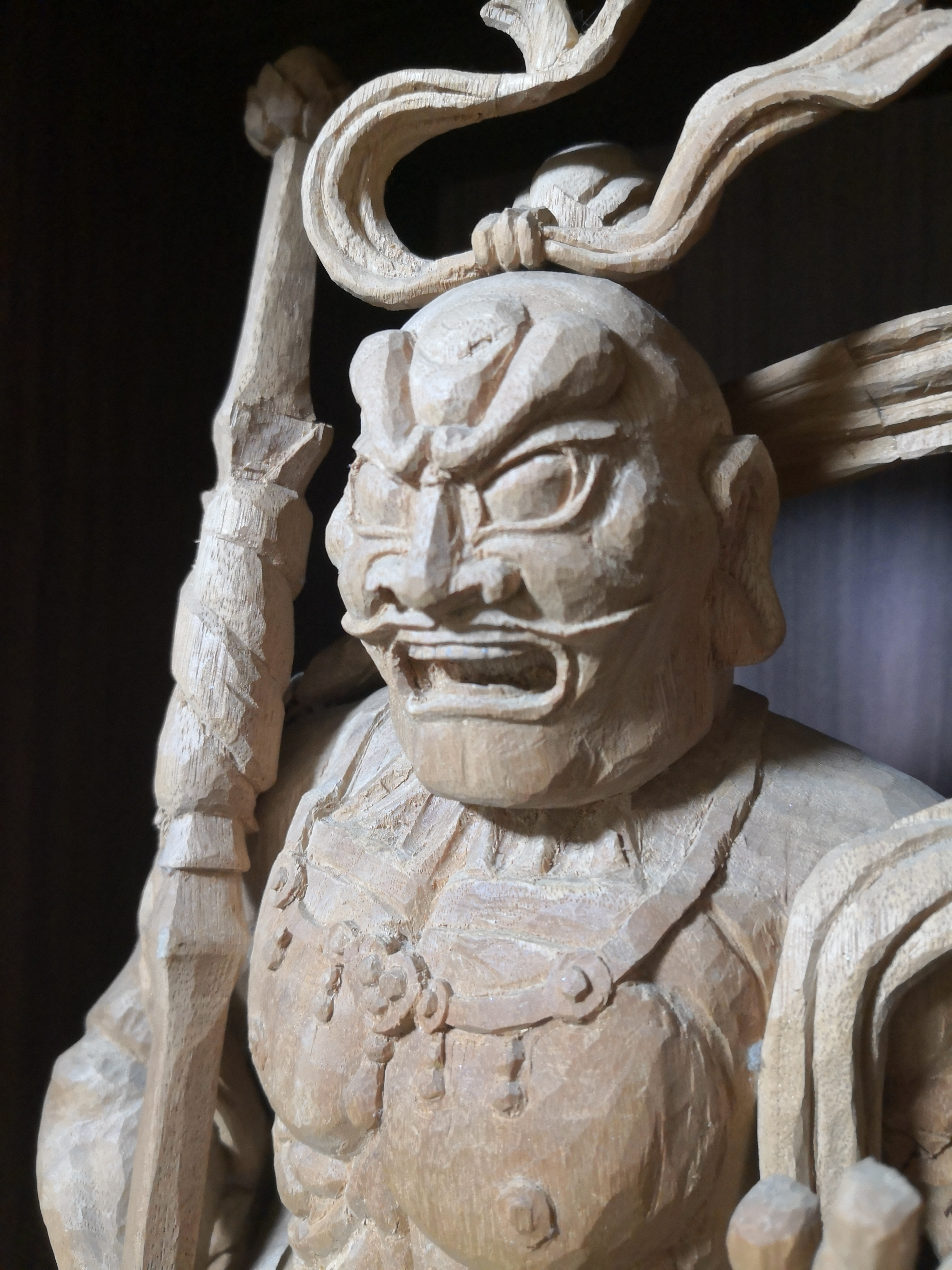 金剛力士像（阿形？）の油絵 金剛力士像・阿形（M-ARTS リアル仏像 緻密現存仕様 茨木Ver