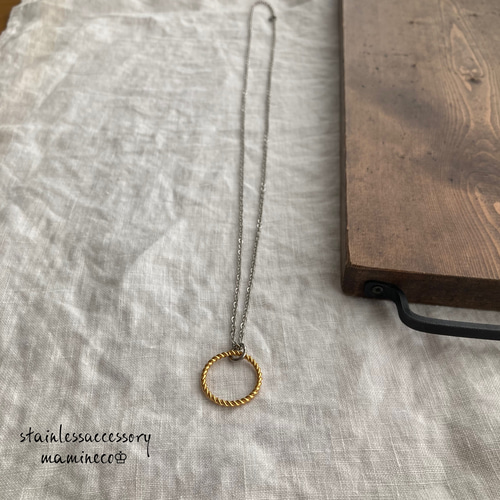 オールステンレス製 グラスホルダー メガネホルダー ロングネックレス