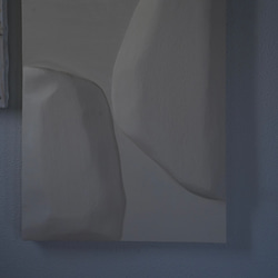 【Pristine】現代アート 白い絵 アートパネル ホテルライク 韓国っぽ アートインテリア くすみカラー　購入 14枚目の画像