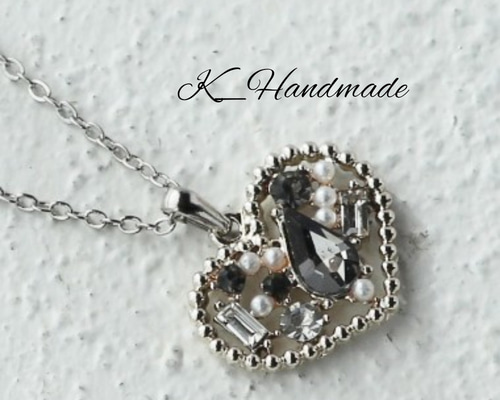 ♡ハンドメイド♡ビジューネックレス 619aa5a041a63cfb0a7c72011a1bf0