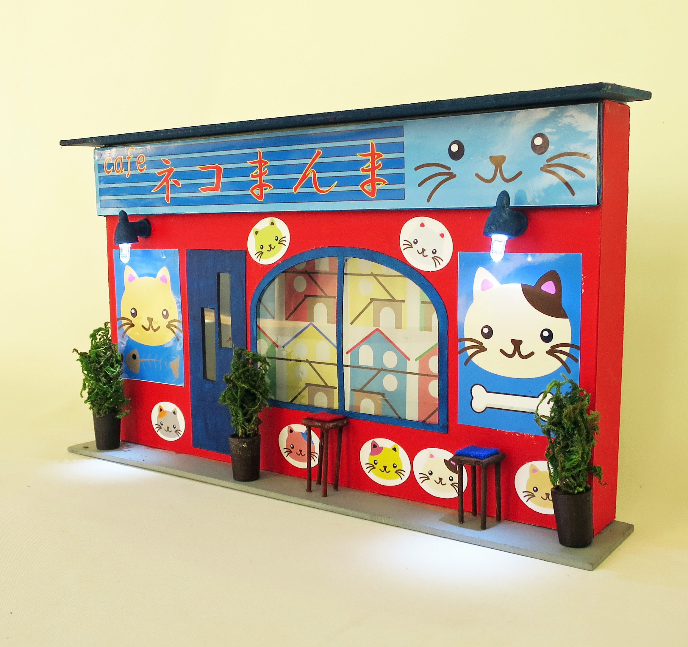 チャーミーキティ ハローキティ クリスマス ジオラマBOX ドールハウス