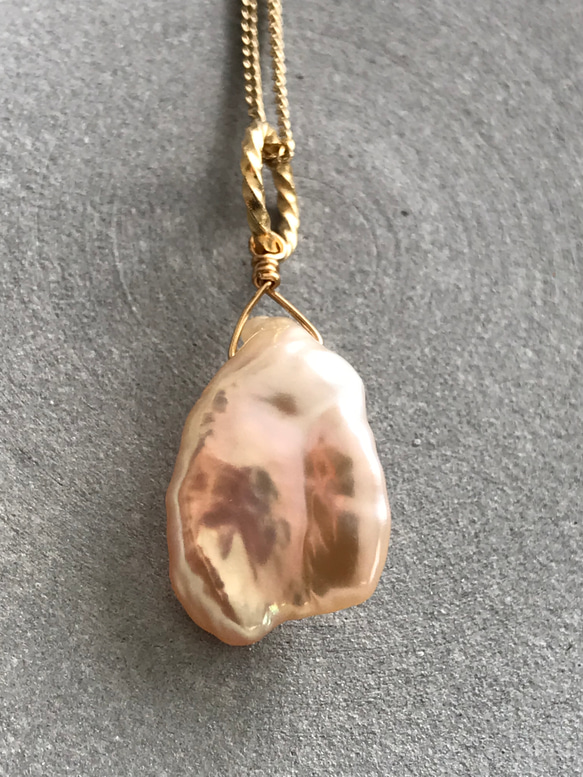 魚淡水パールペンダントネックレス - HIPEARL Jewelry