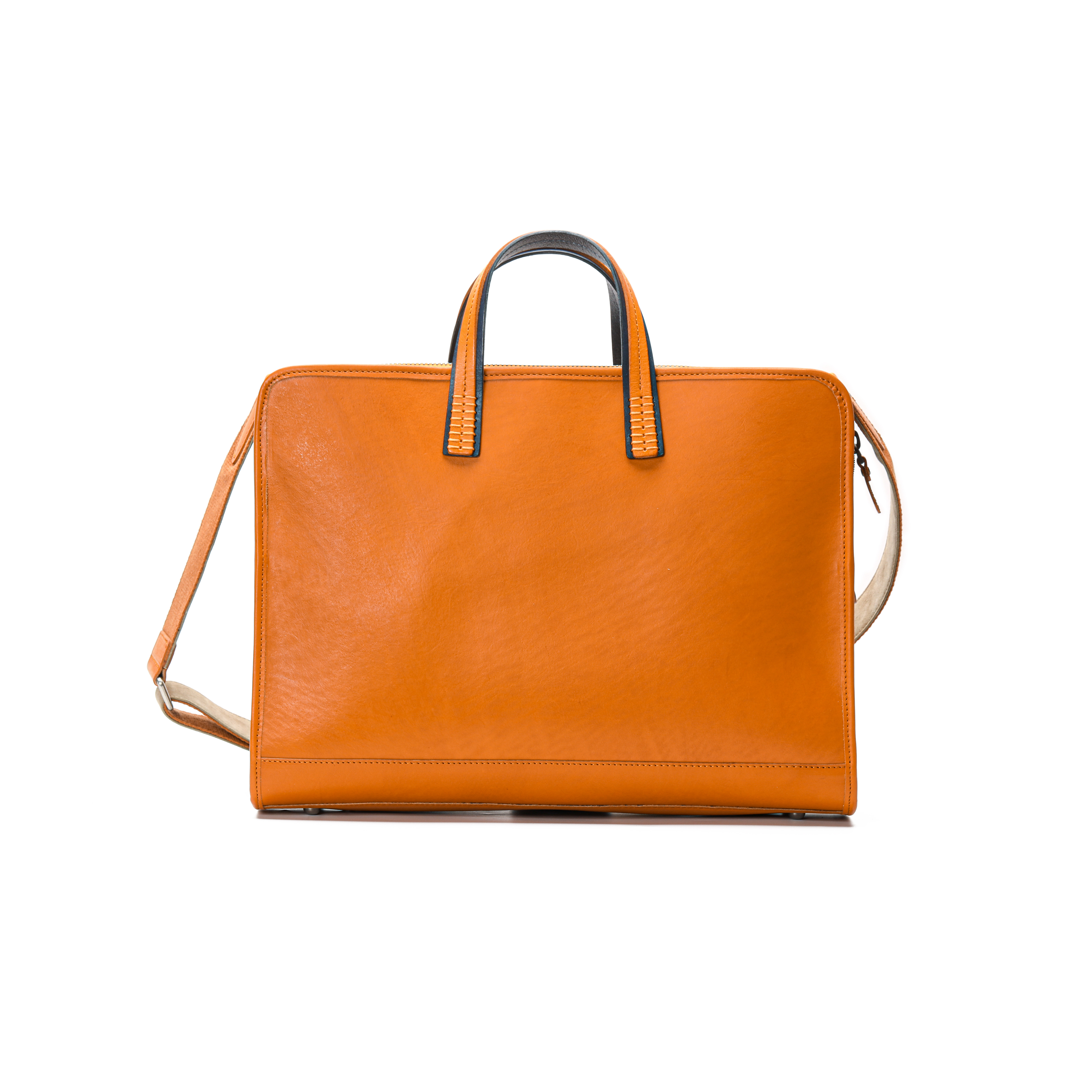 「底鋲付き」2way本革ビジネスバッグ  ブリーフケース メンーズ おしゃれ A4対応 通勤出張 軽量