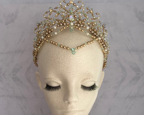 ともチロさまご相談ティアラ＊バレエティアラ(No.260) ◇シルバースノー バレエティアラ オーロラ・雪の女王など