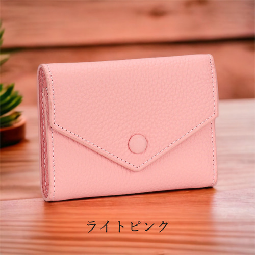 全9色》 イタリアンレザー 三つ折り財布 本革 ミニ財布 全9色》 イタリアンレザー 三つ折り財布 本革 ミニ財布