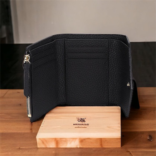 全9色》 イタリアンレザー 三つ折り財布 本革 ミニ財布 全9色》 イタリアンレザー 三つ折り財布 本革 ミニ財布