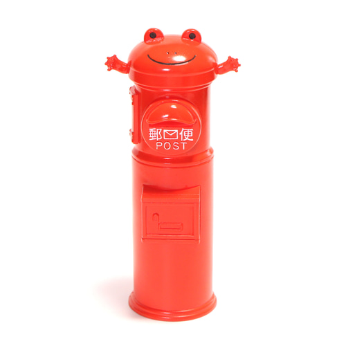 レトロで昭和な丸型郵便カエルポスト その他置物 さすらい堂 通販