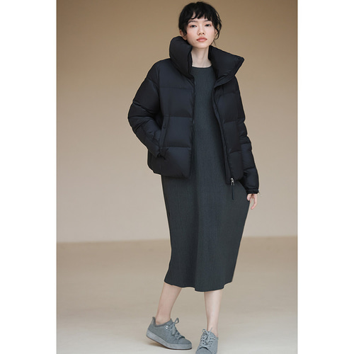 And Couture ショートダウン ブラック And Couture ショートダウン ブラック（フード付きショート丈