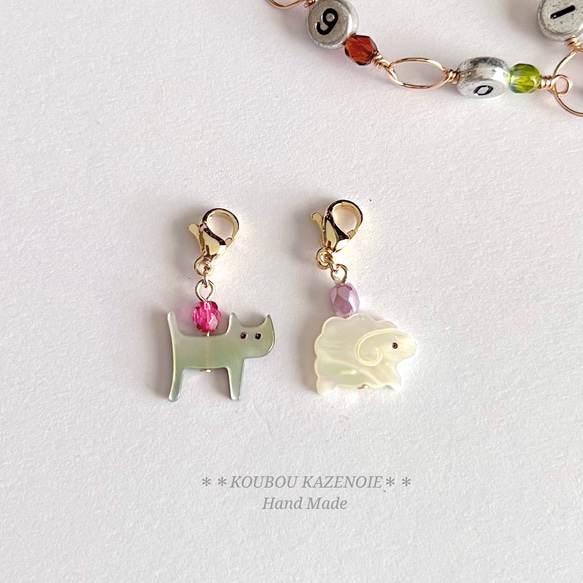 シルバーカラー登場♪トップが選べる段数カウンター(パール）◆サイズ選べます♪ 【受注制作】 8枚目の画像