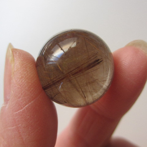 スモーキールチルクォーツ丸玉（穴なし）20mm その他置物 Eternal