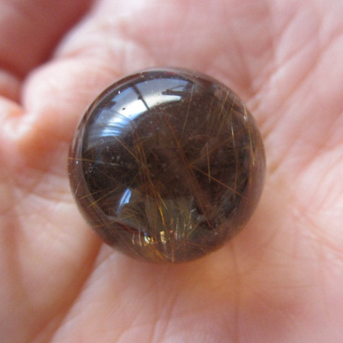 スモーキールチルクォーツ丸玉（穴なし）20mm その他置物 Eternal