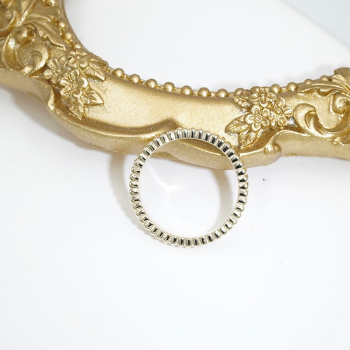 グログランギザギザリングC0117 (4週間発送） 指輪・リング 武田源之助