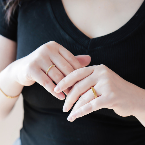 グログランギザギザリングC0117 (4週間発送） 指輪・リング 武田源之助