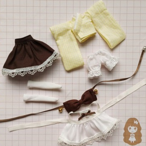 オビツ11 Candy Sweetyセット 6色 1/12ドール服 ドールウェア