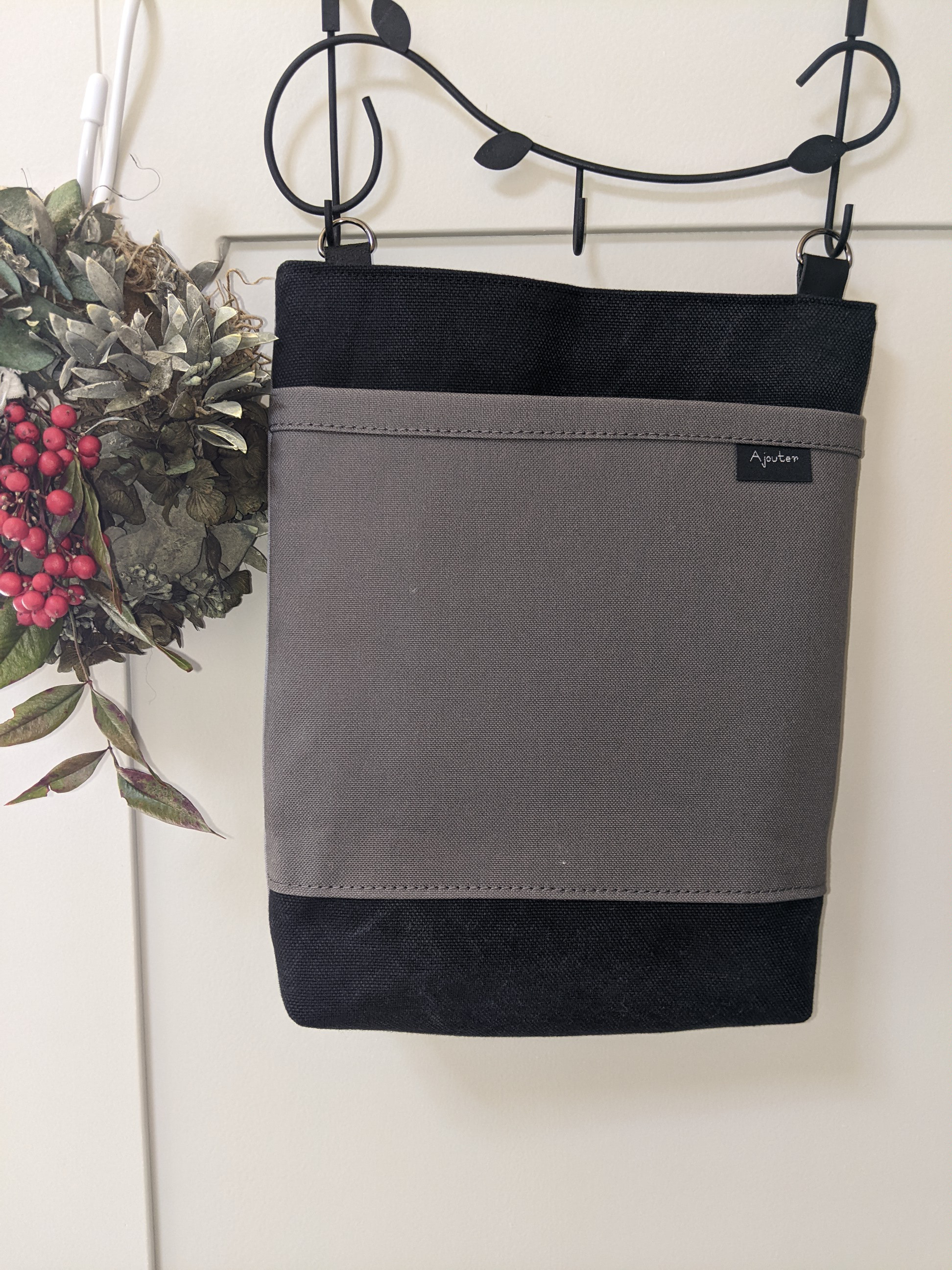 ミナペルホネン【rosy/gray＆tambourime】ローズ＆タンバリン【受注製作】