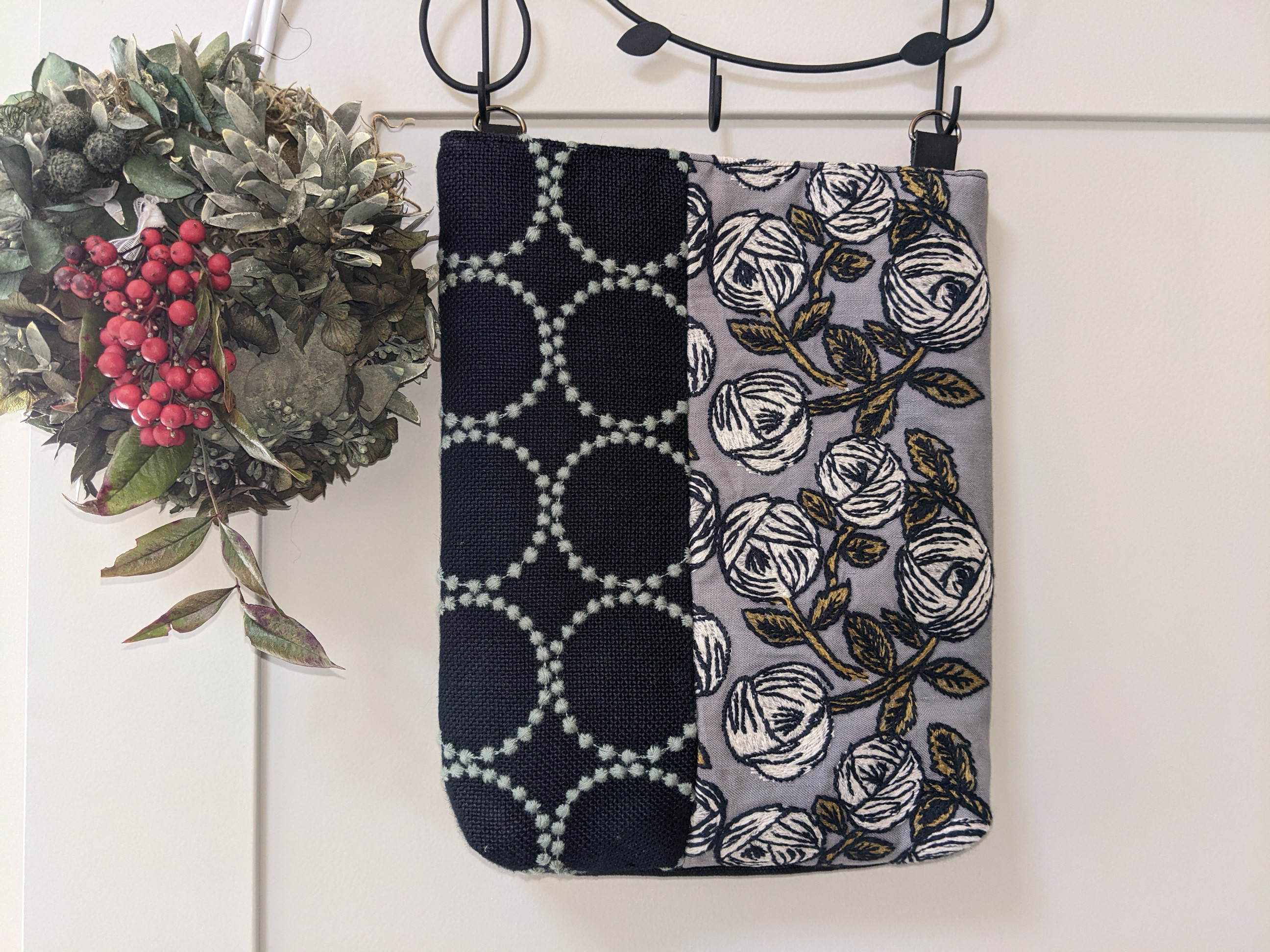 ミナペルホネン【rosy/gray＆tambourime】ローズ＆タンバリン【受注製作】