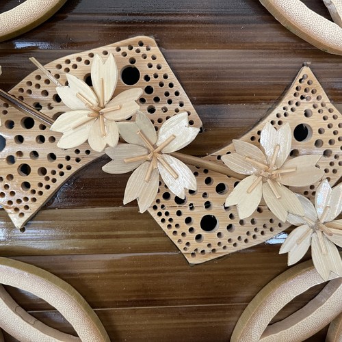 竹細工 舞竹花 タペストリー・壁掛け 小利造 通販 15224458｜Creema