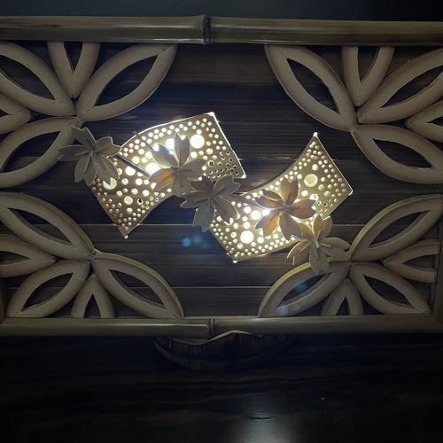 竹細工 舞竹花 タペストリー・壁掛け 小利造 通販 15224458｜Creema