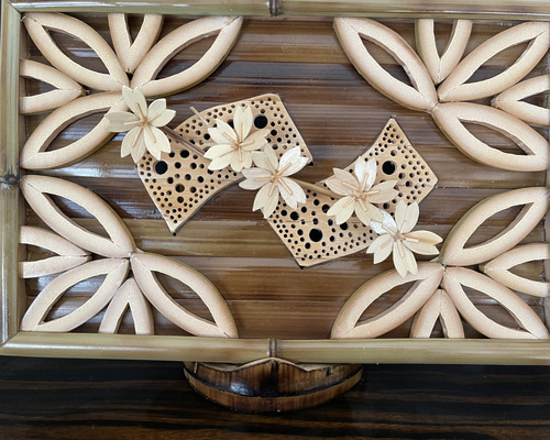 竹細工 舞竹花 タペストリー・壁掛け 小利造 通販 15224458｜Creema