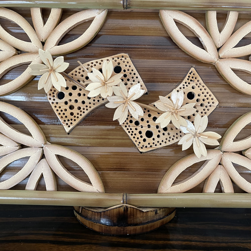 竹細工 舞竹花 タペストリー・壁掛け 小利造 通販 15224458｜Creema