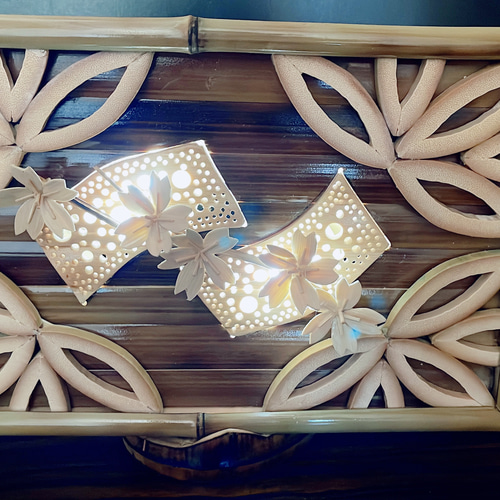 竹細工 舞竹花 タペストリー・壁掛け 小利造 通販 15224458｜Creema