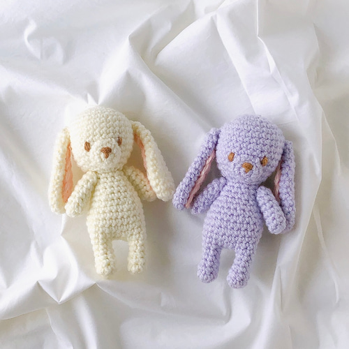 うさぎのあみぐるみニューボーンフォト♡ハーフバースデー♡干支