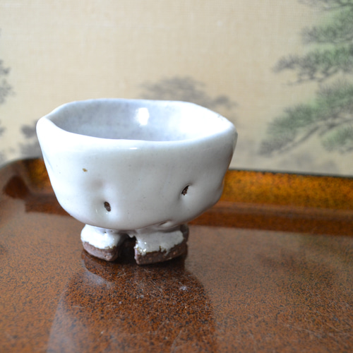 再入荷】鬼萩割高台 ぐい呑み コレクション ＊酒器 ☆萩焼 ギフト