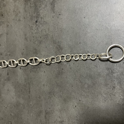 silver950 anchor chain bracelet 4枚目の画像