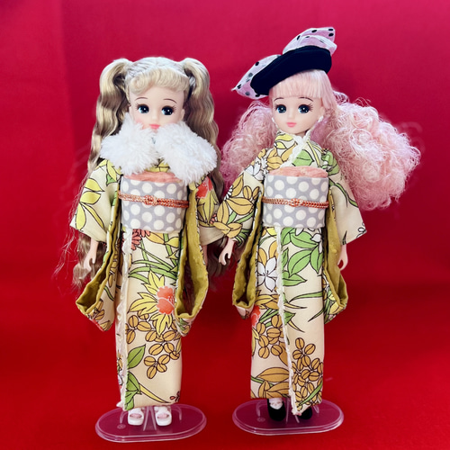 花柄 レトロモダン 着物セット その他人形 H's made 通販 花柄 レトロモダン 着物セット その他人形 H's made 通販
