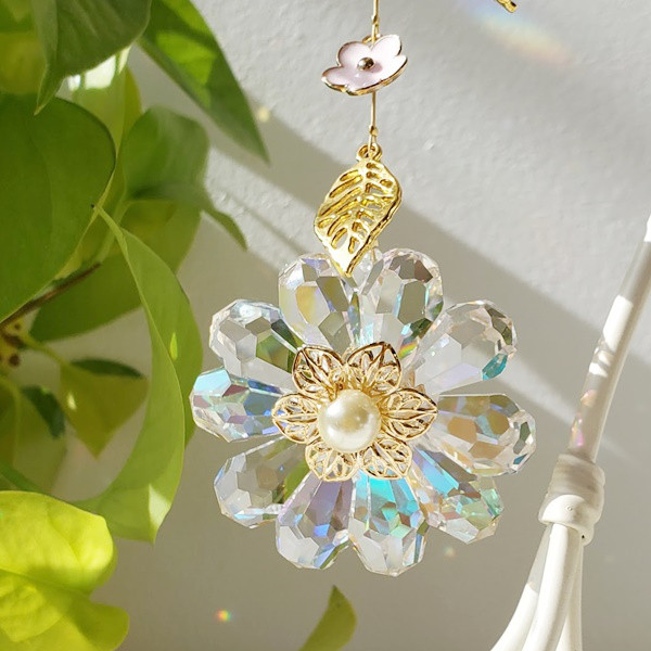 [2WAY]スタンド＆吊るしタイプのフラワーサンキャッチャー