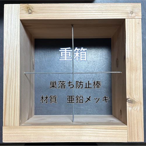 板厚33mm 日本蜜蜂 巣箱 重箱 待ち箱 ニホンミツバチ 木材・板