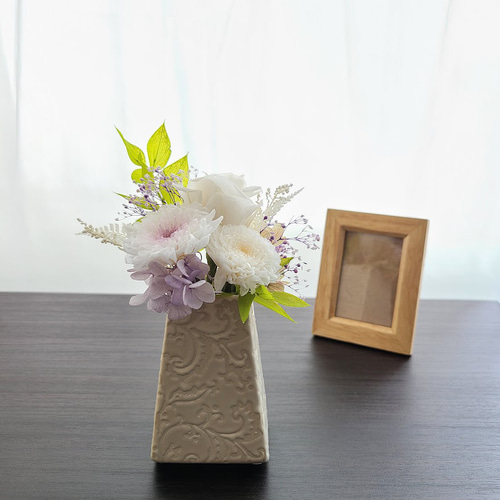 お花と花器が選べる】プリザーブドフラワー お供え・お悔やみ・お仏壇