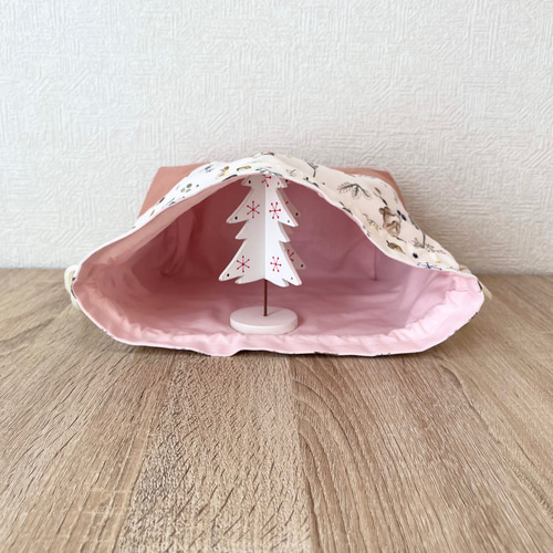 ミルキーラビット×ピンクテラコッタ 通園通学6点セット レッスンバッグ