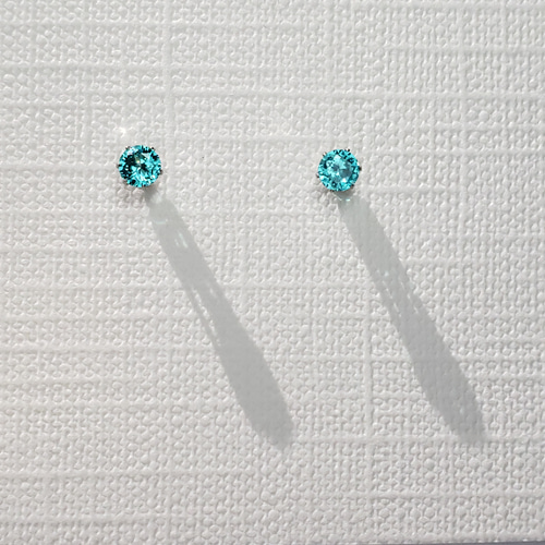 4色 奇跡の輝き✨ 人工パライバトルマリンセット 4mm イヤリング可